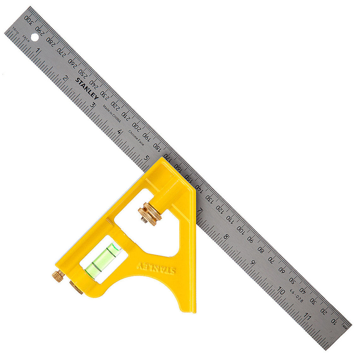 Stanley 2-46-028 Die Cast Combination Square 300mm/12" STA246028 - MonkeyTools