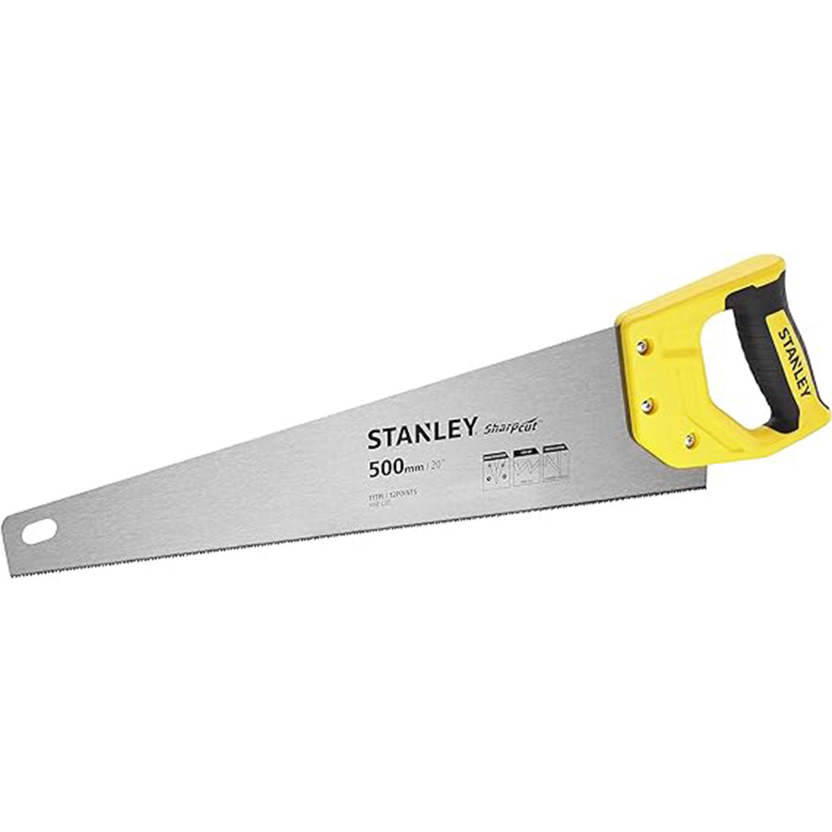 Stanley 500mm Sharpcut Handsaw 20in 11 TPI STA120371 - MonkeyTools