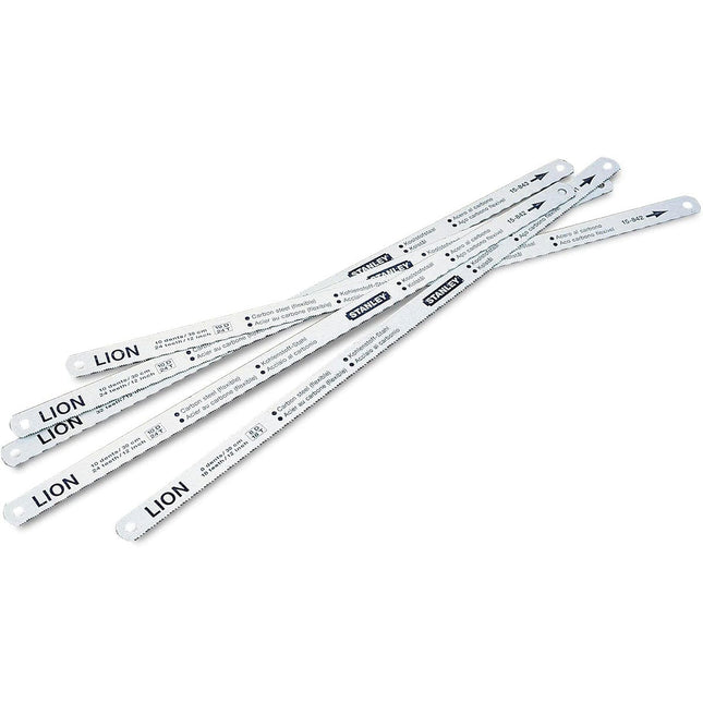 Stanley STA015801 300mm Flexible Hacksaw Blade Pack of 5 - MonkeyTools