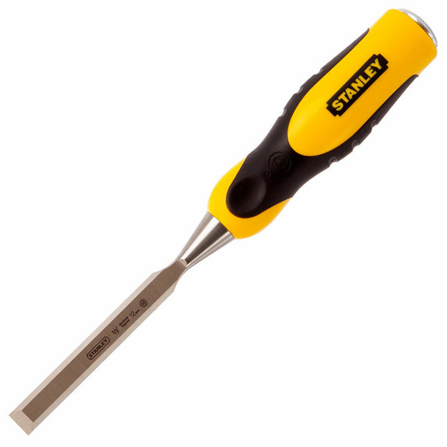 Stanley STA016873 Dynagrip Bewal Edge Chisel with Strike Cap 12mm - MonkeyTools