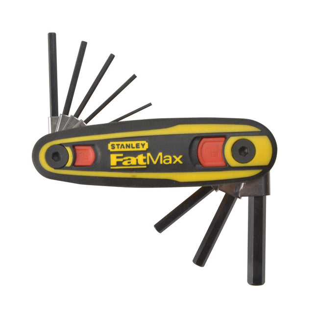 Stanley STA097552 (1.5- 8mm) FatMax Locking Hexagon Key Set of 8 - MonkeyTools