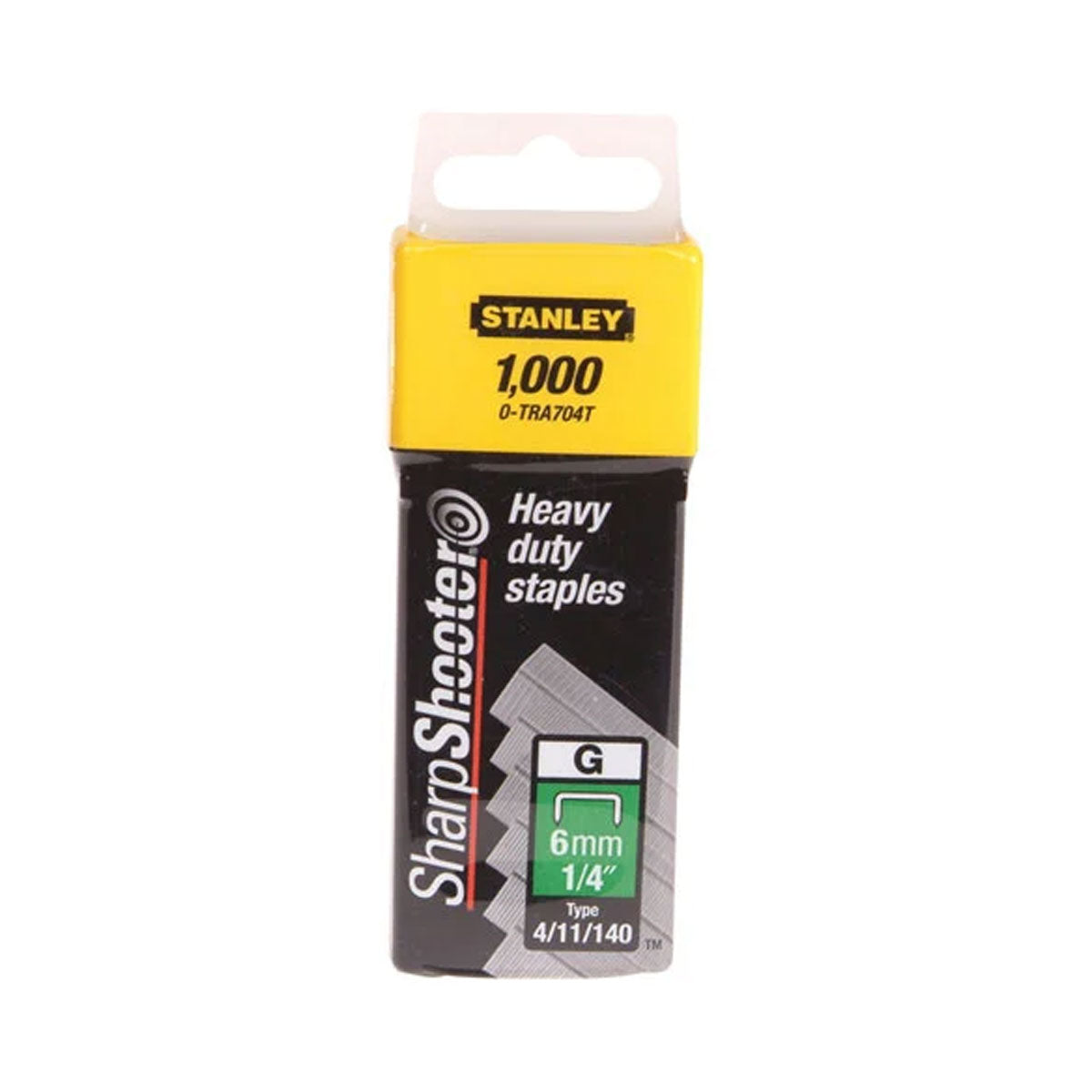 Stanley STA1TRA709T 14mm Heavy-Duty Staples Pack of 1000 - MonkeyTools