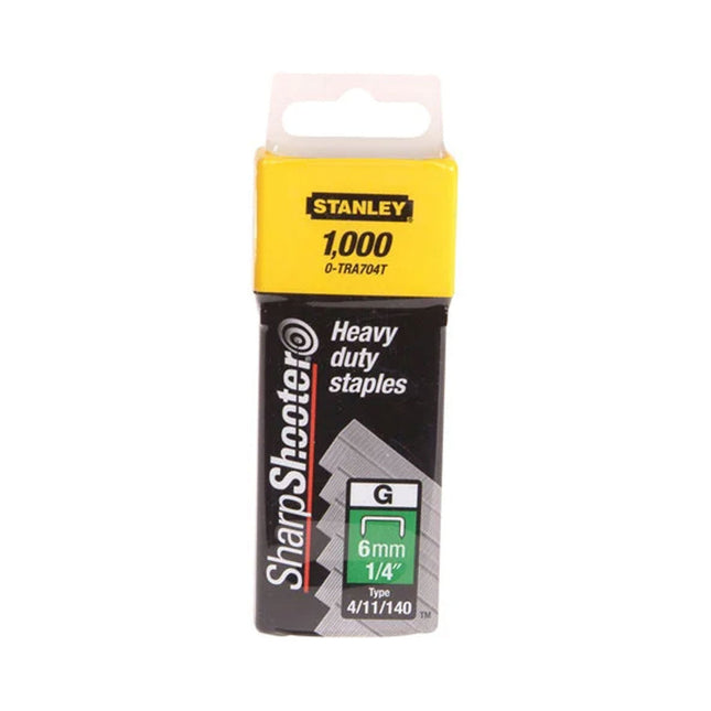 Stanley STA1TRA709T 14mm Heavy-Duty Staples Pack of 1000 - MonkeyTools