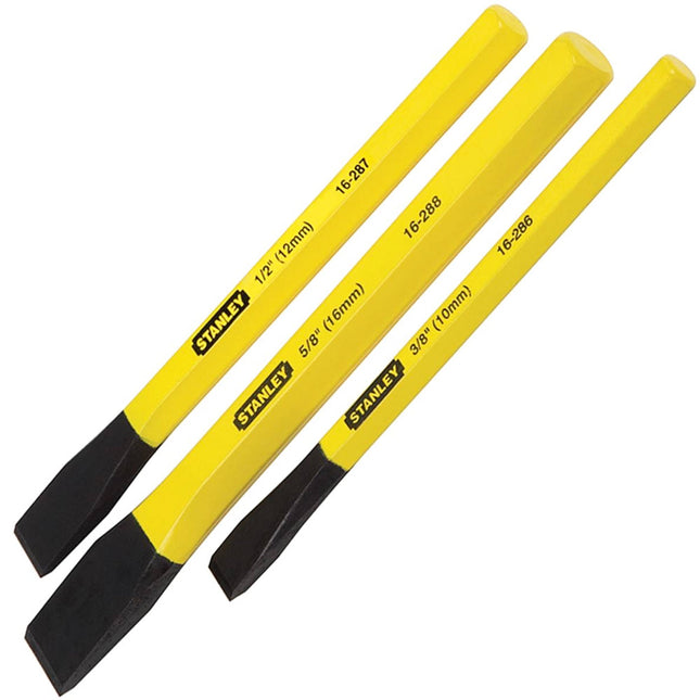 Stanley STA418298 Cold Chisel Kit 3 Piece - MonkeyTools