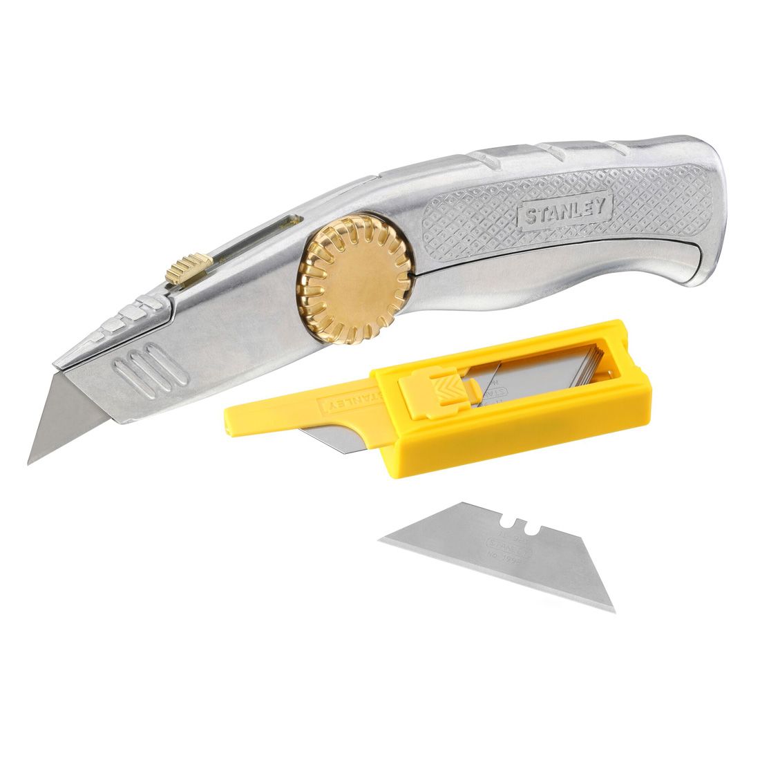 STANLEY 0-10-819 FATMAX XTREME PRO RETRACTABLE KNIFE INC 10X BLADES - MonkeyTools