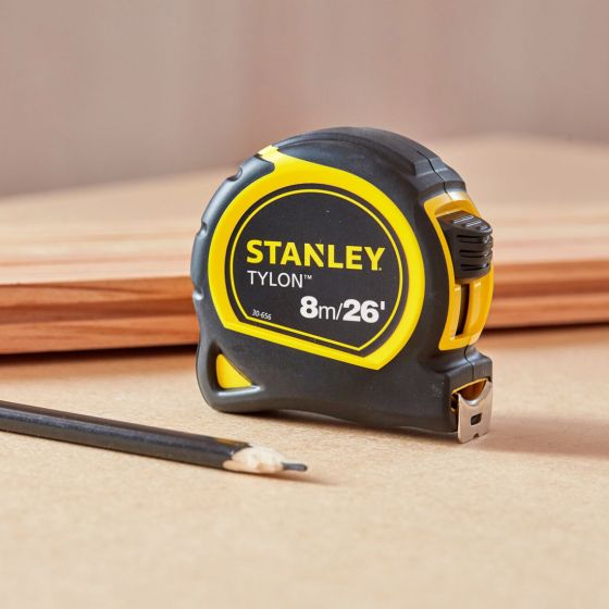 STANLEY 0-30-656 8M/26FT TYLON POCKET TAPE MEASURE - MonkeyTools