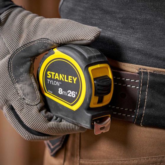 STANLEY 0-30-656 8M/26FT TYLON POCKET TAPE MEASURE - MonkeyTools