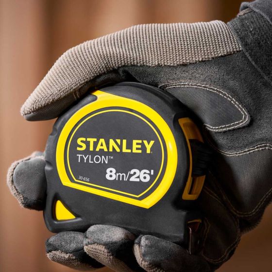 STANLEY 0-30-656 8M/26FT TYLON POCKET TAPE MEASURE - MonkeyTools