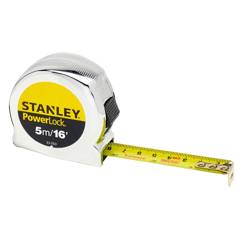 STANLEY 0-33-553 POWERLOCK TAPE MEASURE 5M/16' - MonkeyTools