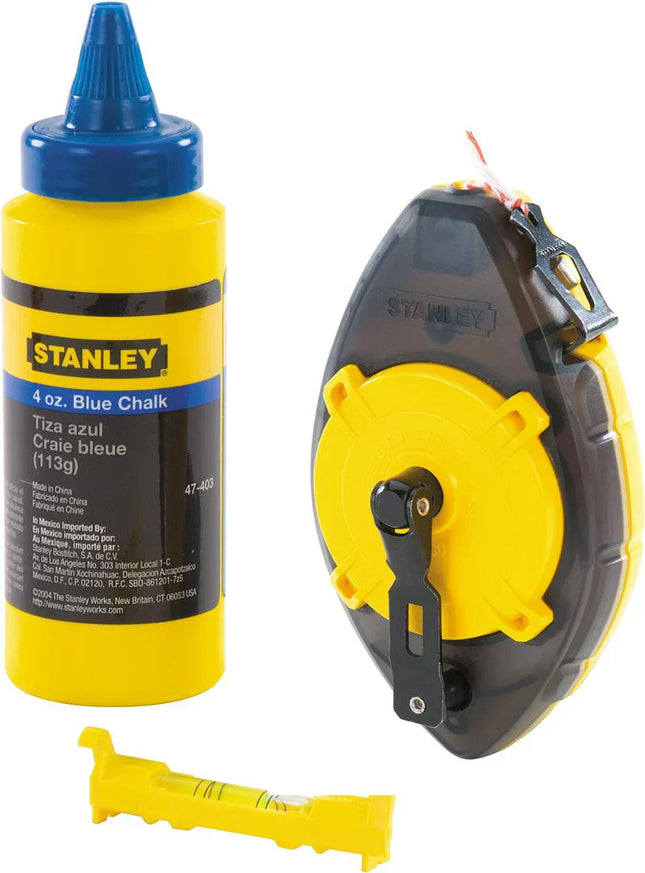 STANLEY 0-47-465 POWERWINDER 30M CHALK LINE SET - MonkeyTools