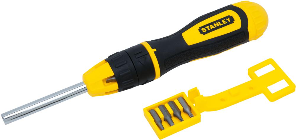 STANLEY 0-68-010 MULTI BIT RATCHET SCREWDRIVER X10 PCS - MonkeyTools