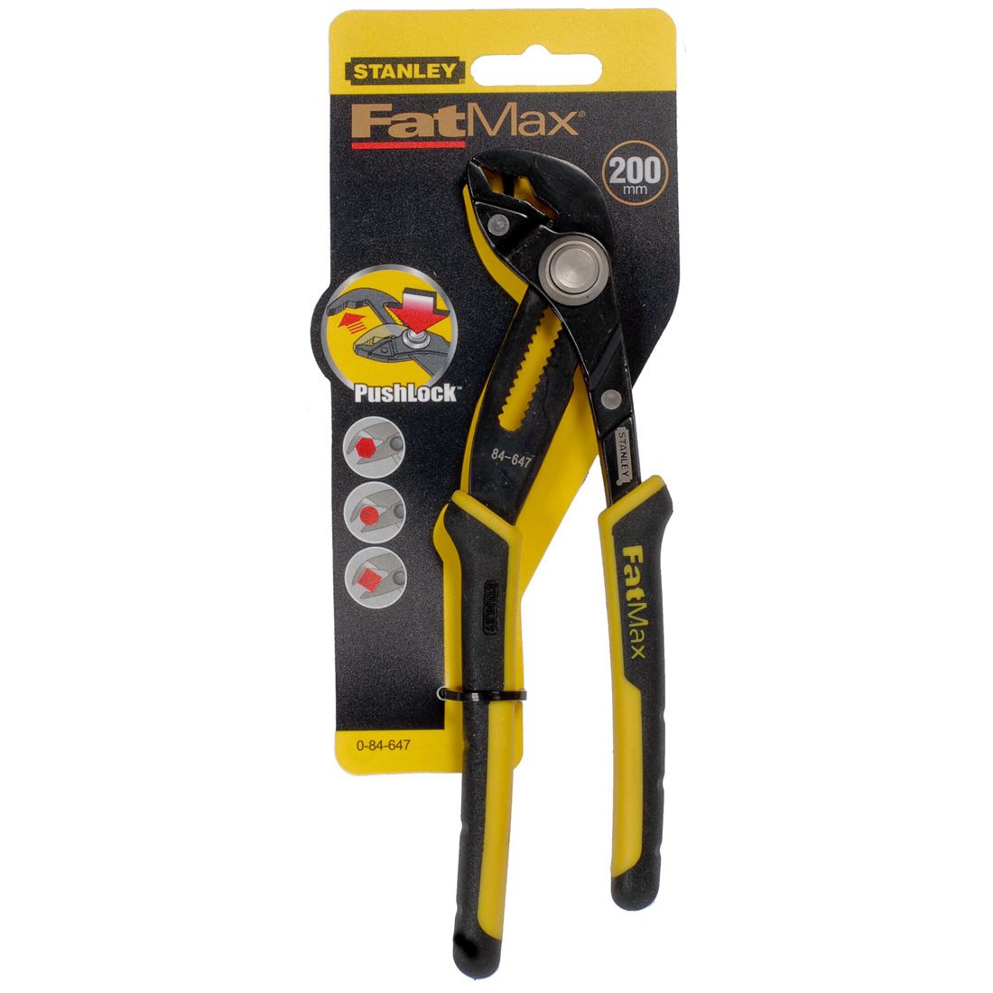 STANLEY 0-84-648 FATMAX 250MM GROOVE JOINT WATER PUMP PLIERS - MonkeyTools