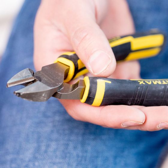 STANLEY 0-89-858 FATMAX 160MM DIAGONAL CUTTING PLIERS - MonkeyTools