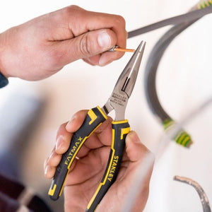 STANLEY 0-89-869 FATMAX 150MM LONG NOSE PLIERS - MonkeyTools