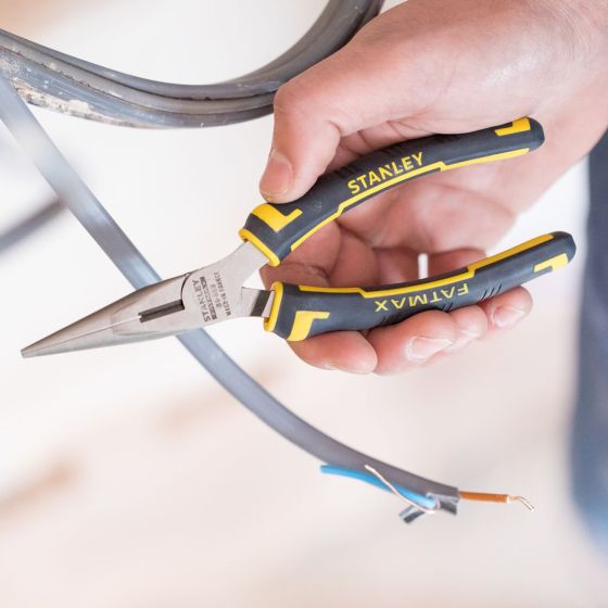 STANLEY 0-89-869 FATMAX 150MM LONG NOSE PLIERS - MonkeyTools