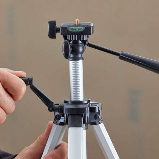 STANLEY 1-77-201 1/4" THREAD TILTING HEAD LASER / CAMERA TRIPOD - MonkeyTools
