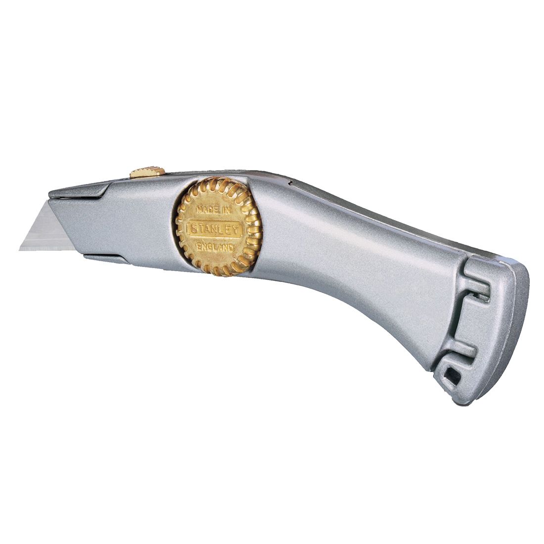STANLEY 2-10-122 185MM TITAN RETRACTABLE BLADE KNIFE INC 3X BLADES - MonkeyTools
