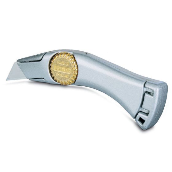 STANLEY 2-10-550 175MM TITAN FIXED BLADE KNIFE INC 3X BLADES - MonkeyTools