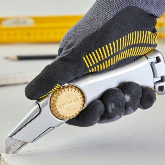 STANLEY 2-10-550 175MM TITAN FIXED BLADE KNIFE INC 3X BLADES - MonkeyTools