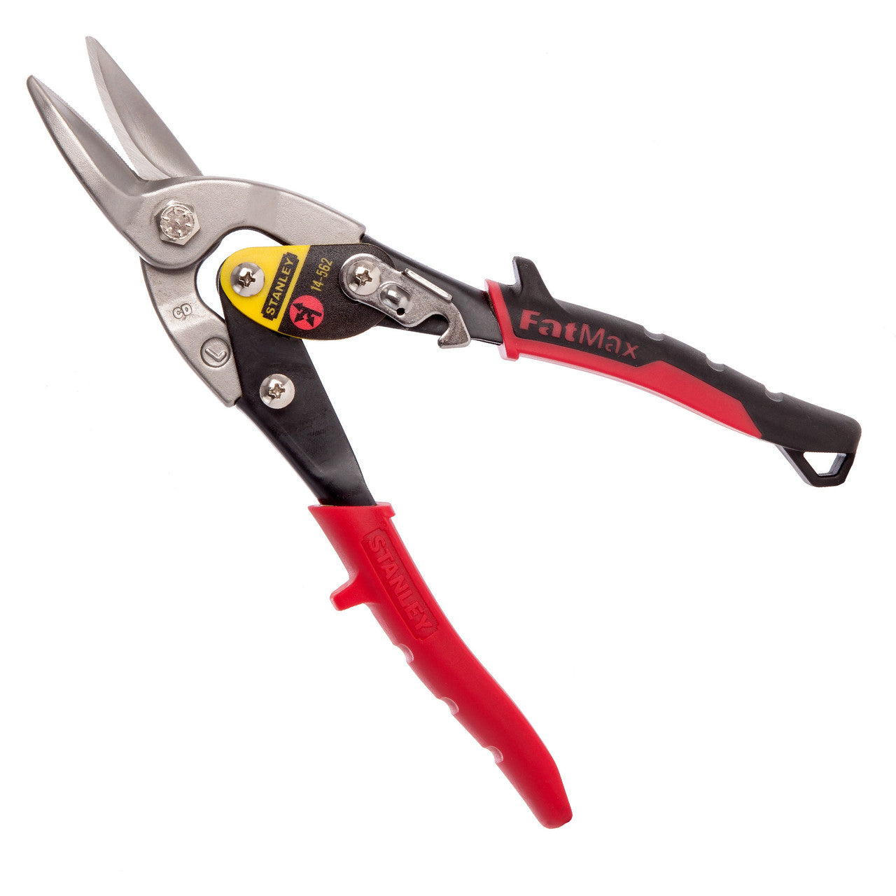 STANLEY 2-14-562 FATMAX AVIATION SNIPS LEFT CUT 250MM / 10" RED - MonkeyTools