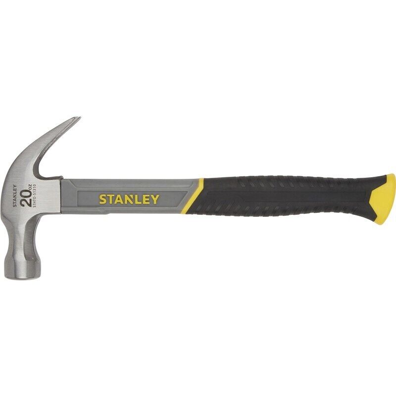 Stanley 20oz Fibreglass Claw Hammer STA051623 1-51-623 Hammer STHT0-51310 - MonkeyTools