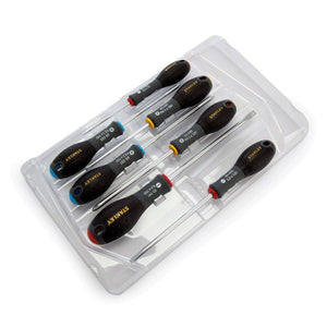 STANLEY FATMAX 0-65-438 X7 PIECE PARALLEL FLARED POZI & PHILLIPS SCREWDRIVER SET - MonkeyTools