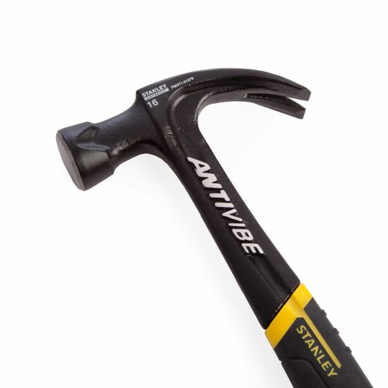 STANLEY FMHT1-51275 FATMAX 32MM ANTIVIBE ALL STEEL CURVED CLAW HAMMER - MonkeyTools