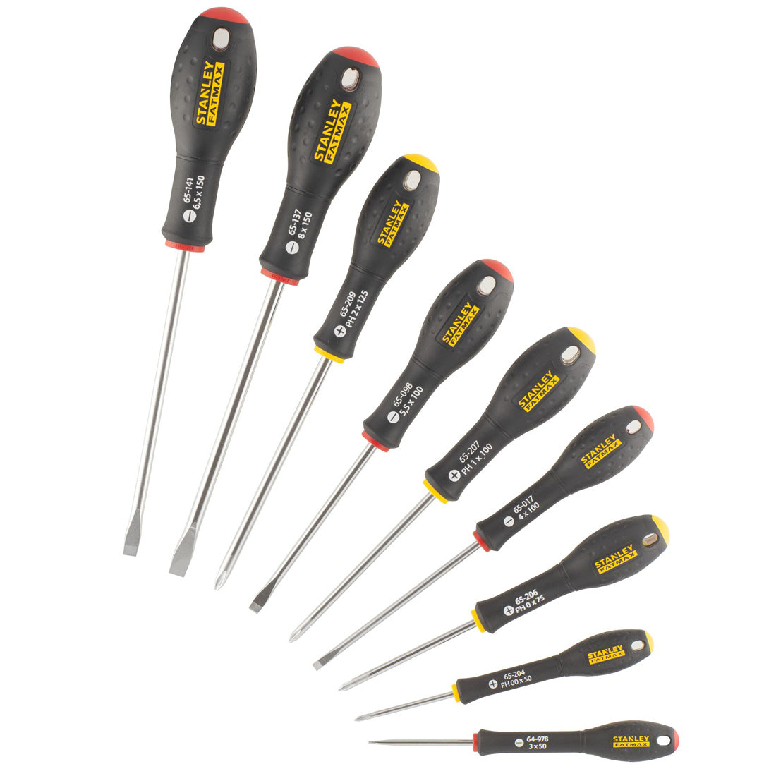 STANLEY FMHT65439-0 FATMAX PARALLEL FLARED PHILLIPS SCREWDRIVER SET X10 PCS - MonkeyTools