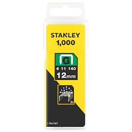 STANLEY HEAVY DUTY STAPLES BRIGHT 12MM X 10MM 1000 PACK - MonkeyTools