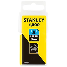 STANLEY LIGHT DUTY STAPLES BRIGHT 6MM X 10MM 1000 PACK - MonkeyTools