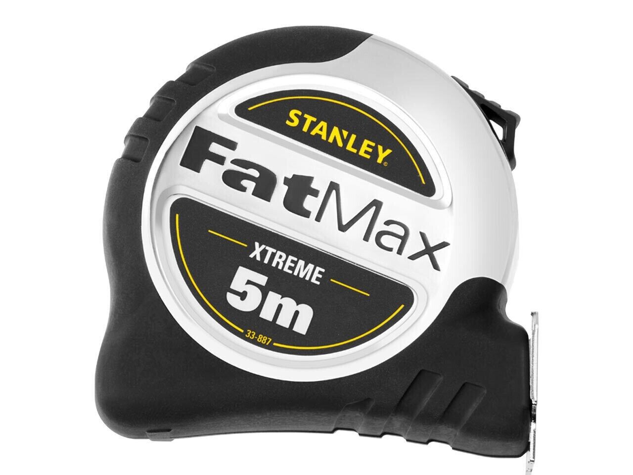 Stanley STA033887 FatMax Tape Measure Rule 5M Metric Measuring 0-33-887 Locking - MonkeyTools