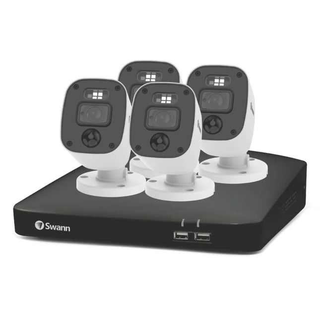 SWANN ENFORCER SWDVK-846804MQB-EU 1TB HDDGB 8-CHANNEL 1080P DVR CCTV KIT & 4 INDOOR & OUTDOOR CAMERAS - MonkeyTools