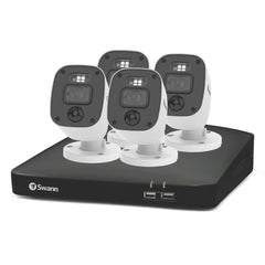 SWANN ENFORCER SWDVK-846804MQB-EU 1TB HDDGB 8-CHANNEL 1080P DVR CCTV KIT & 4 INDOOR & OUTDOOR CAMERAS