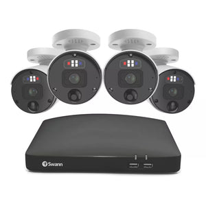 SWANN PRO ENFORCER SWNVK-890104-EU 2TB HDDGB 8-CHANNEL 4K NVR CCTV KIT & 4 INDOOR & OUTDOOR CAMERAS - MonkeyTools