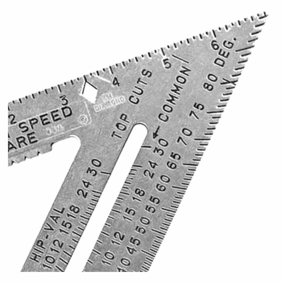 Swanson SWA-S0101 7" Imperial Speed Square with Instruction Book - MonkeyTools