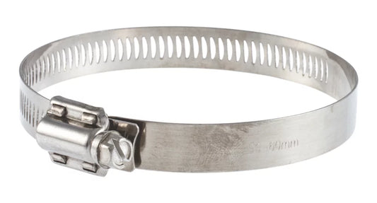 T-MEX STAINLESS STEEL WORM DRIVE HOSE CLIPS 40-80MM 10 PACK - MonkeyTools