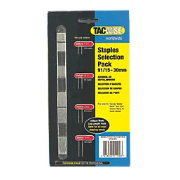 TACWISE 91 SERIES STAPLES SELECTION PACK GALVANISED 2800 PCS - MonkeyTools
