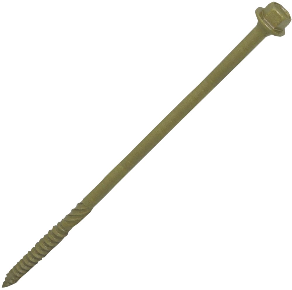 TIMBASCREW HEX FLANGE TIMBER SCREWS 6.7MM X 150MM 50 PACK - MonkeyTools