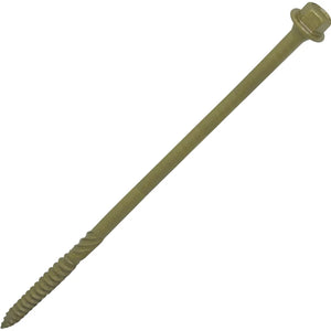 TIMBASCREW HEX FLANGE THREAD-CUTTING TIMBER SCREWS 6.7MM X 100MM 50 PACK - MonkeyTools