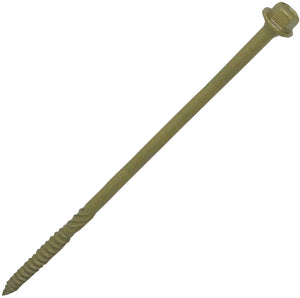 TIMBASCREW HEX FLANGE THREAD-CUTTING TIMBER SCREWS 6.7MM X 150MM 50 PACK - MonkeyTools