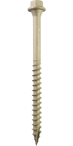TIMBERFIX HEX SOCKET STRUCTURAL TIMBER SCREWS 6.3MM X 150MM 50 PACK - MonkeyTools