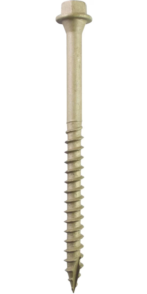 TIMBERFIX HEX SOCKET STRUCTURAL TIMBER SCREWS 6.3MM X 150MM 50 PACK - MonkeyTools