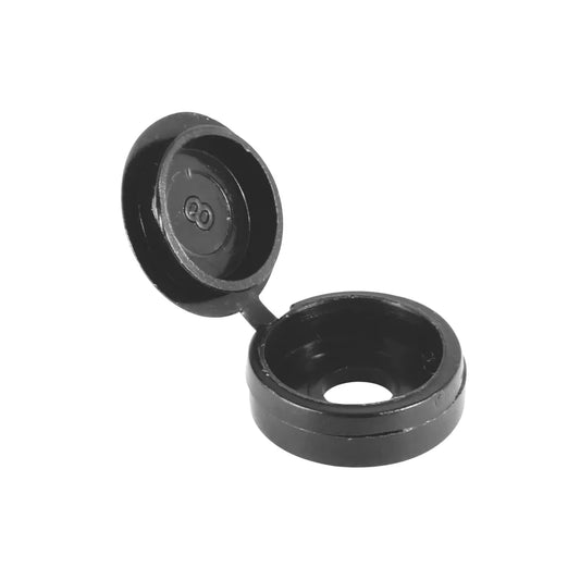 TIMCO 4-9GA SCREW CAPS BLACK 100 PACK - MonkeyTools