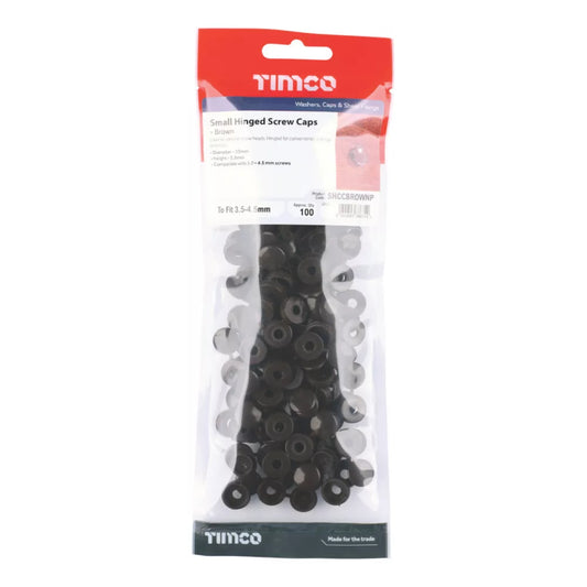 TIMCO 4-9GA SCREW CAPS BLACK 100 PACK - MonkeyTools