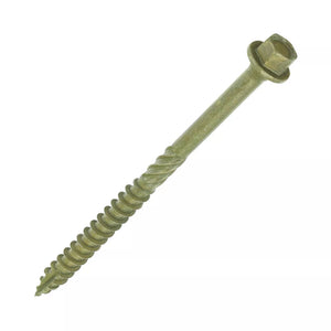 TIMCO HEX SOCKET TIMBER FRAME CONSTRUCTION & LANDSCAPING SCREWS 6.7MM X 100MM 50 PACK - MonkeyTools