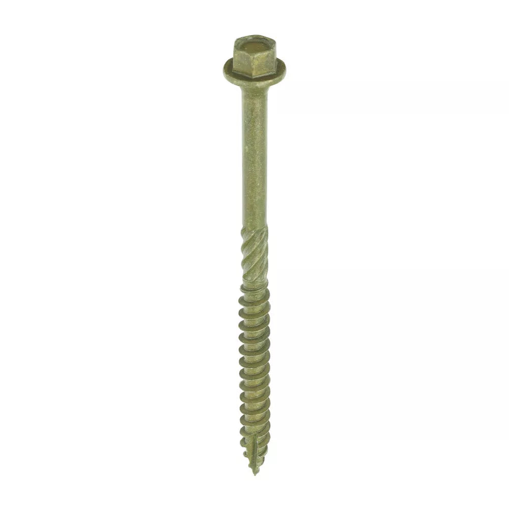 TIMCO HEX SOCKET TIMBER FRAME CONSTRUCTION & LANDSCAPING SCREWS 6.7MM X 100MM 50 PACK - MonkeyTools