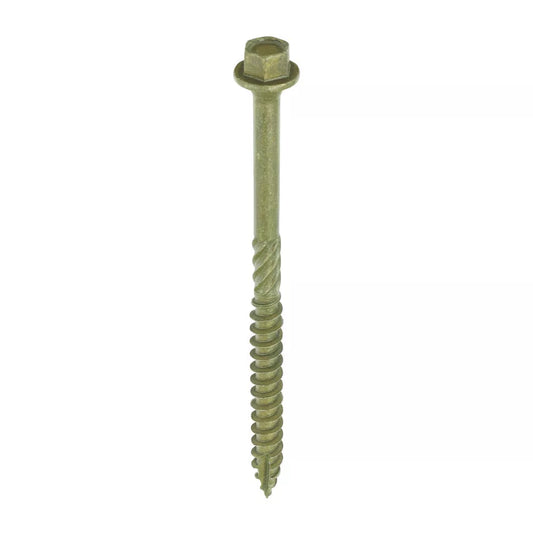 TIMCO HEX SOCKET TIMBER FRAME CONSTRUCTION & LANDSCAPING SCREWS 6.7MM X 100MM 50 PACK - MonkeyTools