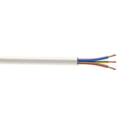 Time 3183Y White 3-Core 2.5mm² Flexible Cable 50m Drum - MonkeyTools