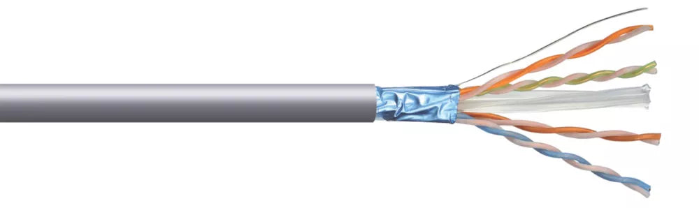 TIME CAT 6 GREY 4-PAIR 8-CORE UNSHIELDED ETHERNET CABLE 305M BOX - MonkeyTools