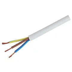 TLCA 2.5mm² 3 Core Pvc Flex White 100M Drum - Elecrical Flex Cable - MonkeyTools